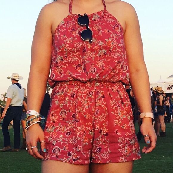 Floral Romper - Picture 1 of 3